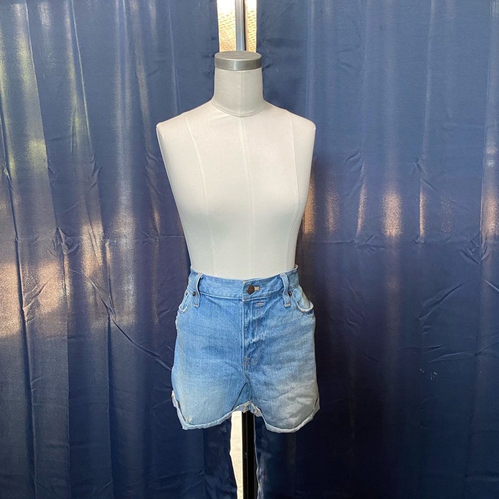 J. Crew Cuffed Denim Shorts